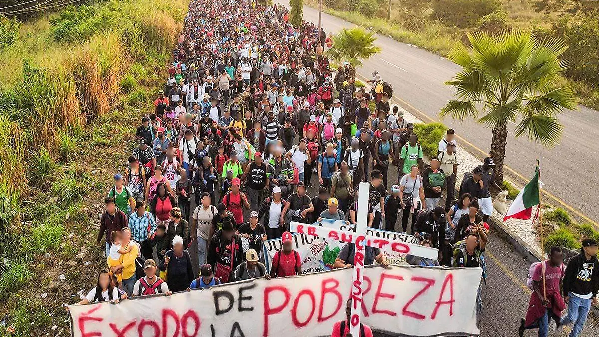 Caravana éxodo de la pobreza